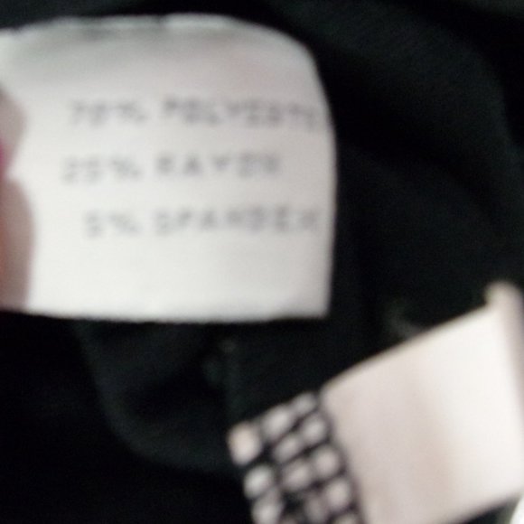 Vintage Express Tricot Knit Rich Black Jacket with Belt Size 9/10 - Picture 9 of 10